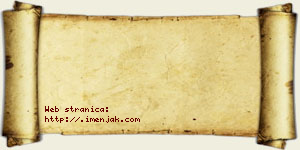 Anđela Vujinović vizit kartica